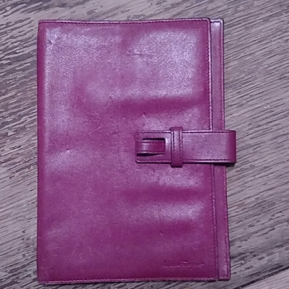 Salvatore Ferragamo Red Leather Case